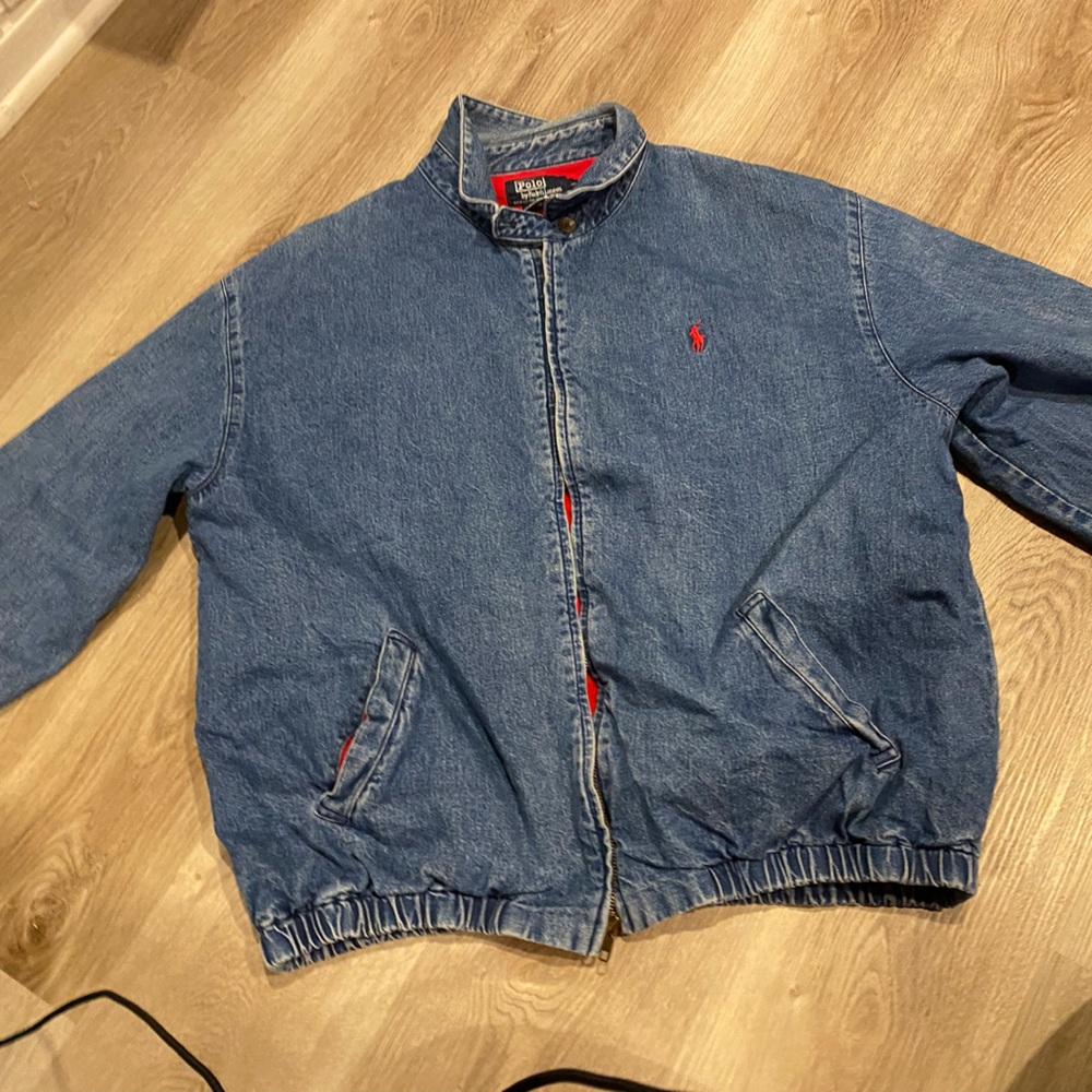 VINTAGE polo jean jacket by ralph lauren